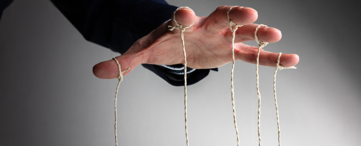 puppeteering hand