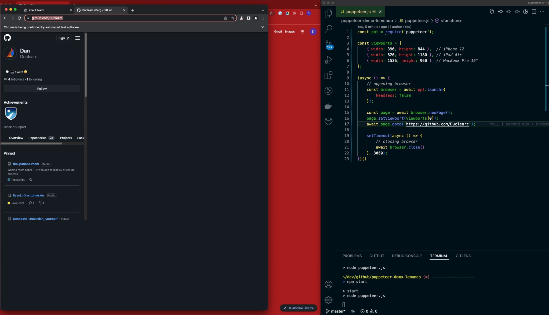 browser result