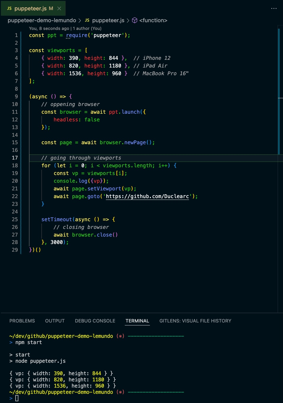 IDE with more code